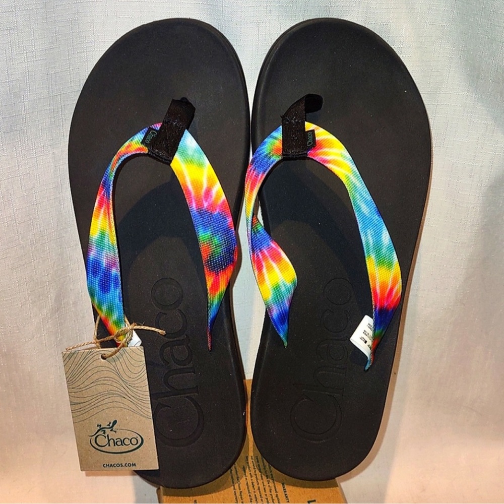 Chaco Tie Dye Flip Flops